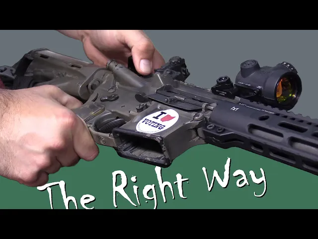 setting up a home defense rifle for an unprepared friend